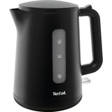 Tefal Principio Select tetera eléctrica 1,7 L 2400 W Negro, Hervidor de agua negro, 1,7 L, 2400 W, Negro, Plástico, Indicador de nivel de agua, Sin cables