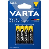 Varta Superlife AAA Batería de un solo uso Alcalino Batería de un solo uso, AAA, Alcalino, 1,5 V, 4 pieza(s), Multicolor