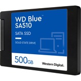 WD Blue SA510 2.5" 500 GB Serial ATA III, Unidad de estado sólido 500 GB, 2.5", 560 MB/s, 6 Gbit/s
