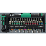 Wera Tool-Check PLUS 2, Conjuntos de bits negro/Verde
