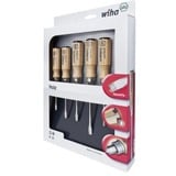 Wiha Juego de destornilladores para taller, 6 piezas marrón