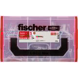 fischer FixTainer - DuoPower, Pasador gris claro/Rojo