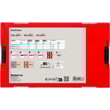 fischer FixTainer - DuoPower, Pasador gris claro/Rojo