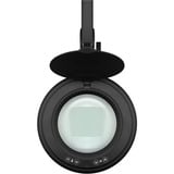 goobay Lámpara lupa LED con pinza 10W, Luz de LED negro
