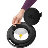 goobay Lámpara lupa LED con pinza 10W, Luz de LED negro