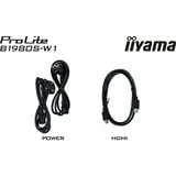 iiyama B1980S-W1, Monitor LED blanco (mate)