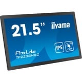 iiyama TF2238MSC-B1 pantalla para PC 53,3 cm (21") 1920 x 1080 Pixeles Full HD LED Pantalla táctil Negro, Monitor LED negro, 53,3 cm (21"), 1920 x 1080 Pixeles, Full HD, LED, 5 ms, Negro