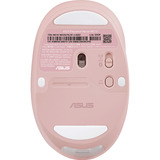 ASUS Fragrance Mouse MD101 ratón Hogar Ambidextro RF Wireless + Bluetooth Óptico 2400 DPI rosa, Ambidextro, Óptico, RF Wireless + Bluetooth, 2400 DPI, Rosa