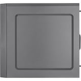 Aerocool CS108BKV1 Caja PC Compacta Micro ATX Aluminio Pulido Ventilador 80cm Negro, Cajas de torre negro, Mini Tower, PC, Negro, micro ATX, Mini-ITX, ABS, SPCC, 15,1 cm