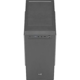 Aerocool CS108BKV1 Caja PC Compacta Micro ATX Aluminio Pulido Ventilador 80cm Negro, Cajas de torre negro, Mini Tower, PC, Negro, micro ATX, Mini-ITX, ABS, SPCC, 15,1 cm