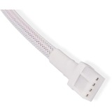 Alphacool Cable de extensión 4 pines a 4 pines, 30 cm, Cable alargador blanco