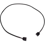 Alphacool Cable de extensión aRGB de 3 pines a 3 pines, 60 cm, Cable alargador negro