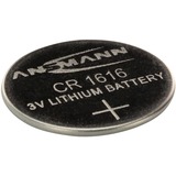 Ansmann Lithium CR 1616, 3 V Battery Batería de un solo uso Ión de litio plateado, 3 V Battery, Batería de un solo uso, Ión de litio, 3 V, 1 pieza(s), CR 1616