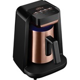 Arzum Okka Rich Spin M, Cafetera de moka negro/Cobre