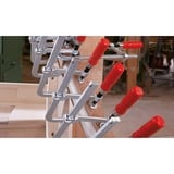 BESSEY Sargento de tornillo classiX GS40, Gato plateado/Rojo