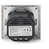 Digitus Enchufe de seguridad empotrado, con 2x USB-A blanco