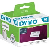 Dymo LW -Etiquetas para tarjetas de identifi cación de tamaño pequeño - 41 x 89 mm - S0722560, Cinta de escritura blanco, Blanco, Etiqueta para impresora autoadhesiva, Papel, Desmontable, Rectángulo, LabelWriter