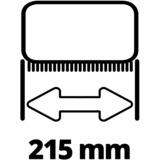 EINHELL 3424120 accesorio para herramienta manual de jardinería Cepillar Negro Nylon, Cepillo Cepillar, Negro, Nylon, 1400 RPM, 11,5 cm, 750 g