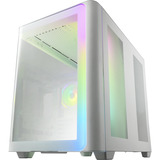 FSP M580-WA wh, Cajas de torre blanco, Midi Tower, PC, Blanco, ATX, micro ATX, Mini-ITX, Vidrio, SPCC, Juego