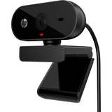 HP Cámara web 320 FHD, Webcam negro, 1920 x 1080 Pixeles, Full HD, 30 pps, USB, Negro, Clip/Soporte