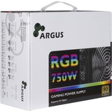 Inter-Tech Argus RGB-750W CM II, Fuente de alimentación de PC negro