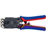 KNIPEX 97 51 12 alicate, Crimpadora azul/Rojo, Acero, Azul/Rojo, 20 cm, 533 g