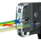 KNIPEX Alicates de engaste autoajustables, Crimpadora rojo/Azul