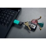 Kingston DataTraveler 256GB USB3.2 Gen1 Exodia M (Negro + Turquesa), Lápiz USB turquesa/Negro, 256 GB, USB tipo A, 3.2 Gen 1 (3.1 Gen 1), Deslizar, 10 g, Negro, Turquesa