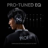 Logitech PRO X Auriculares Diadema Conector de 3,5 mm Negro, Auriculares para gaming negro, Auriculares, Diadema, Juego, Negro, Binaural, 2 m