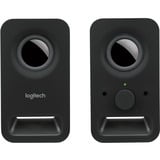 Logitech Z150 Negro Alámbrico 3 W, Altavoces de PC negro, 2.0 canales, Alámbrico, 3 W, Negro