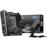 MSI MEG Z690I UNIFY placa base Intel Z690 LGA 1700 mini ITX Intel, LGA 1700, Intel® Celeron®, Intel® Core™ i3, Intel® Core™ i5, Intel® Core™ i7, Intel® Core™ i9, Intel® Pentium®, DDR5-SDRAM, 64 GB, DIMM