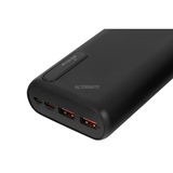 MediaRange Powerbank MR756, 20.000 mAh, Banco de potencia negro