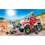 PLAYMOBIL Action Heroes Camión de bomberos, Juegos de construcción 