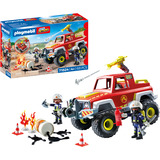 PLAYMOBIL Action Heroes Camión de bomberos, Juegos de construcción 