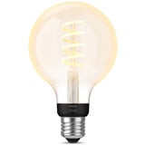 Philips Hue Hue White Ambiance E27 Filament Lámpara E27 Globo 550 lm, Lámpara LED 
