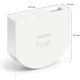Philips Módulo de interruptor de pared Philips Hue blanco, Philips Módulo de interruptor de pared Hue, Inalámbrico, Blanco, IP20, Plástico, IP20, III