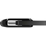 SanDisk Ultra Dual Drive Go unidad flash USB 32 GB USB Type-A / USB Type-C 3.2 Gen 1 (3.1 Gen 1) Negro, Lápiz USB negro, 32 GB, USB Type-A / USB Type-C, 3.2 Gen 1 (3.1 Gen 1), 150 MB/s, Girar, Negro