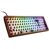 Sharkoon 4044951042609, Teclado para gaming madera