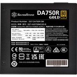 SilverStone SST-DA750R-GM 750W, Fuente de alimentación de PC negro