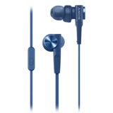 Sony MDR-XB55AP Auriculares Alámbrico Dentro de oído Azul azul, Alámbrico, 4 - 24000 Hz, Auriculares, Azul