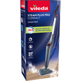 Vileda Limpiador a vapor Steam Plus Pro Compact, Limpiador de vapor negro/Rojo