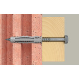 fischer Taco de expansión SX Plus 14x70, Pasador gris claro