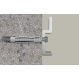 fischer Taco de expansión SX Plus 14x70, Pasador gris claro