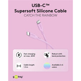 goobay 77746, Cable rosa neón