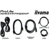 iiyama XCB3497WQSNP-B1, Monitor LED negro (mate)