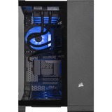ALTERNATE Custom PC Series • iCUE Blue Madness Gaming PC, Gaming-PC negro/Transparente