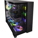 ALTERNATE Custom PC Series • iCUE Blue Madness Gaming PC, Gaming-PC negro/Transparente