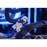ALTERNATE Custom PC Series • iCUE Blue Madness Gaming PC, Gaming-PC negro/Transparente