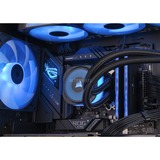 ALTERNATE Custom PC Series • iCUE Blue Madness Gaming PC, Gaming-PC negro/Transparente