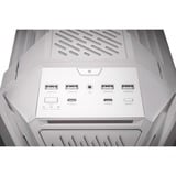 ASUS ROG GR701 Hyperion White Blanco, Caja de torre grande blanco, PC, Blanco, ATX, EATX, micro ATX, Mini-ITX, Aluminio, Multi, Frente